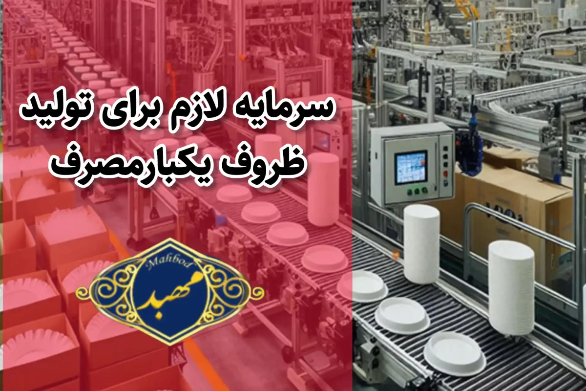 سرمایه لازم برای تولید ظروف یکبار مصرف